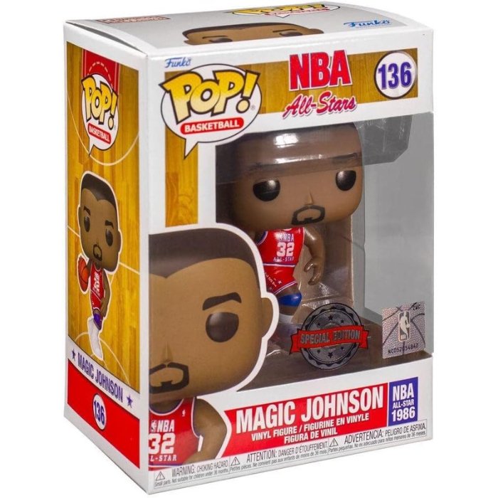 Funko Magic Johnson 136 (All Stars 1986) - NBA Funko - Shuaaay (889698608497)