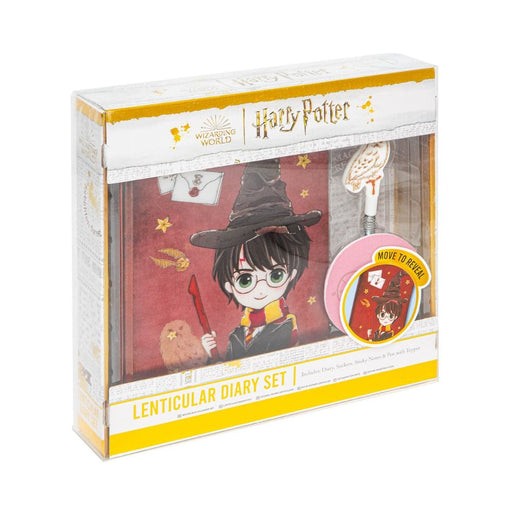 Harry Potter Juego de Diario Lenticular para Niños con Pegatinas y Bolígrafo - Pack 3D para Fans de Todas las Edades Rms International Group - Shuaaay (5015934755921)