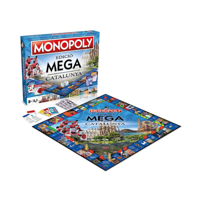 Mega Monopoly de Cataluña - Versión Bilingüe en Castellano y Catalán (Eleven Force) Eleven Force - Shuaaay (5036905046473)