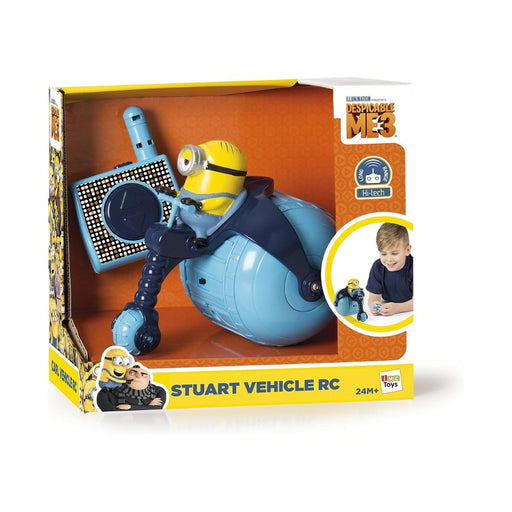 Mininos Vehículo RC pequeño Stuart: ¡Caos y diversión Minion en tus manos! IMC Toys - Shuaaay (8421134375291)
