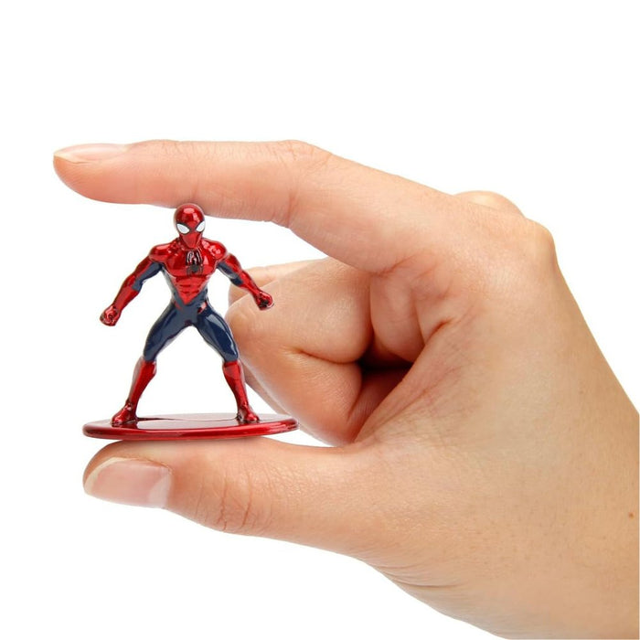 Nano escenario Spiderman NYC & Daily Bugle con 2 Nanofiguras Metálicas de Luxe, Licencia Oficial Marvel (Jada) Jada - Shuaaay (4006333083327)