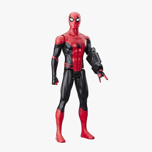 Spider-Man Figura de Acción Nuevo Traje Negro y Rojo de 30 cm - Marvel Titan Hero Series, Inspirado en la Película (Hasbro) Hasbro - Shuaaay (630509817870)